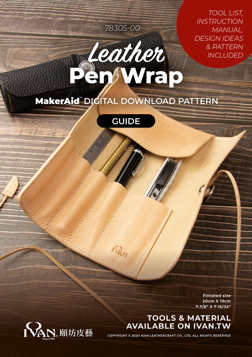 MakerAid® Leather Pen Wrap Digital Download Pattern