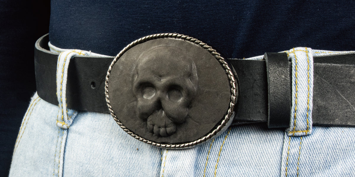 Ivan Skull Belt Buckle chest and arm for Ivan, thank you so much for your trust and  main image 2
