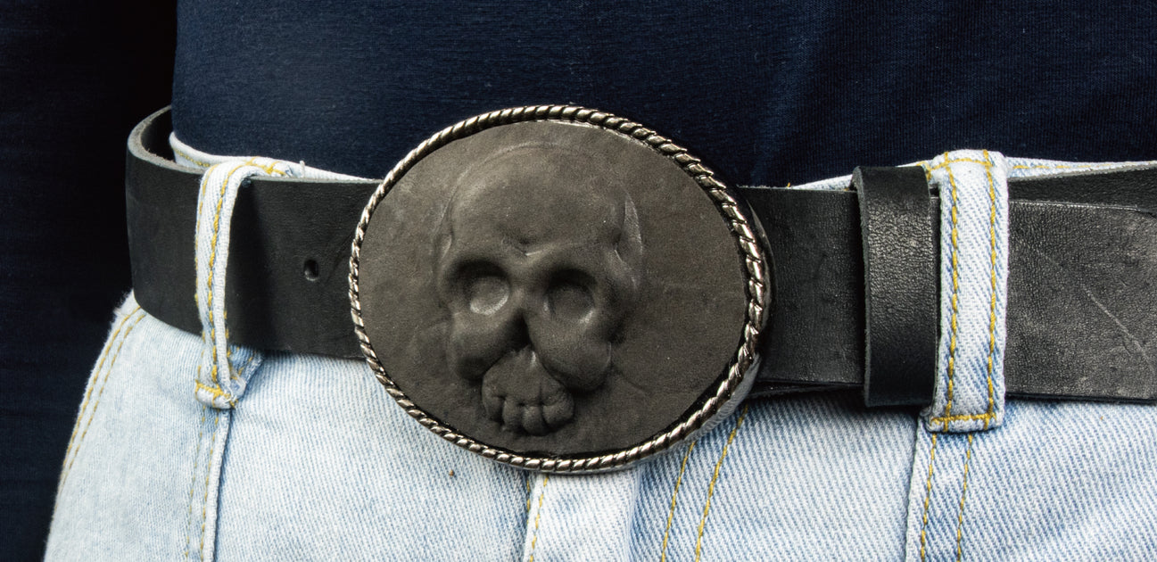 Ivan Leathercraft Guide to Custom Made Skull Buckle Belt