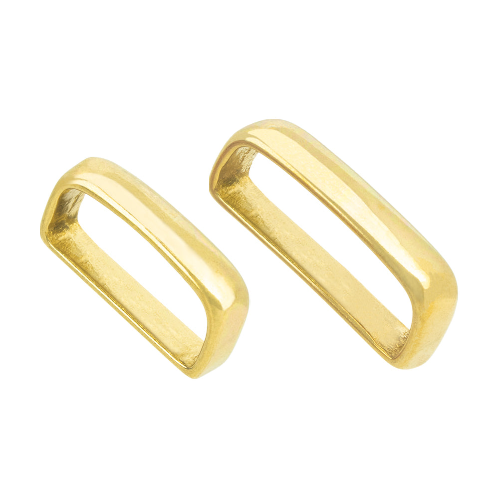 Ivan Leathercraft Solid Brass Keepers, SB