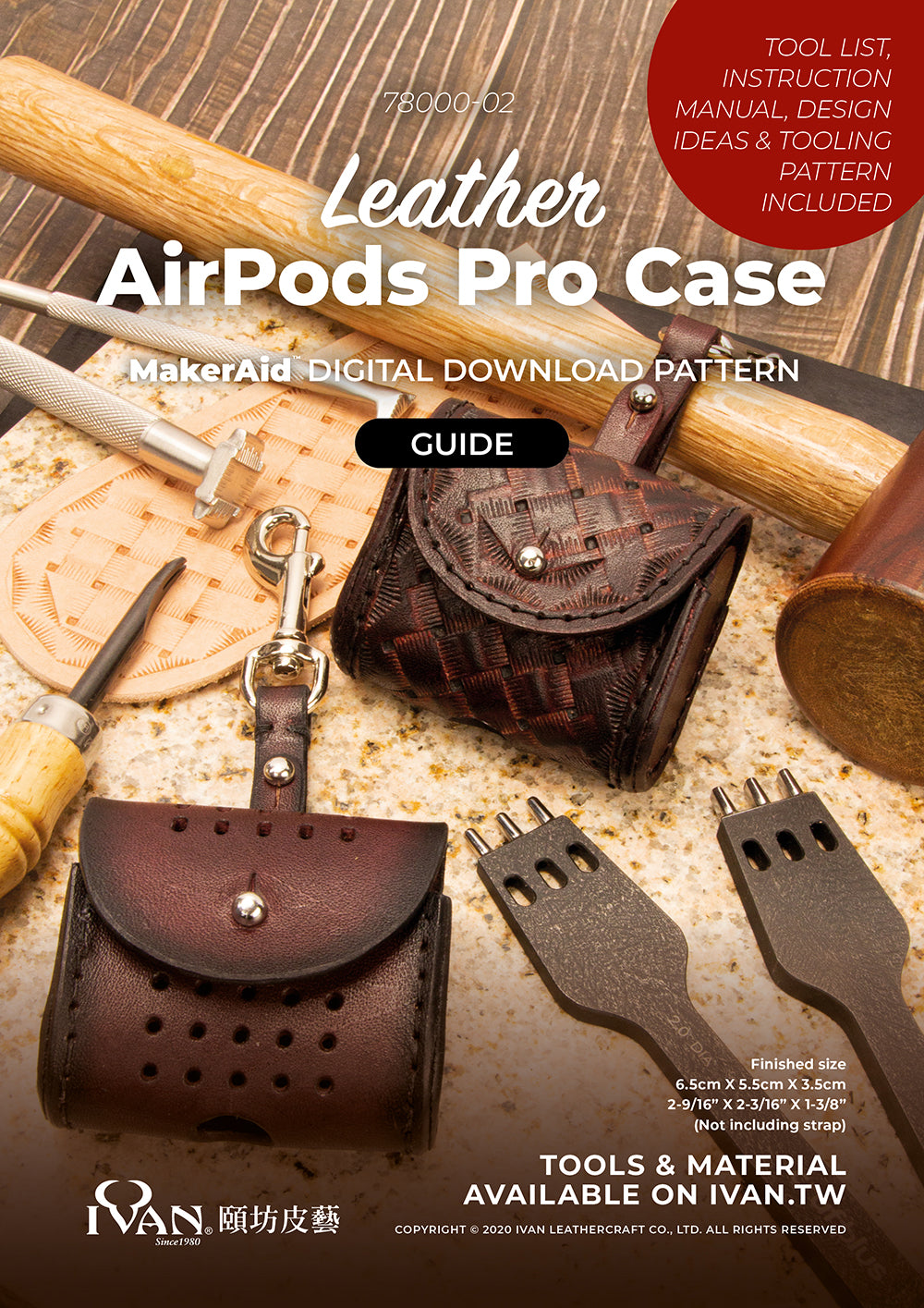 MakerAid® Leather AirPods Pro Case Digital Download Pattern — Ivan