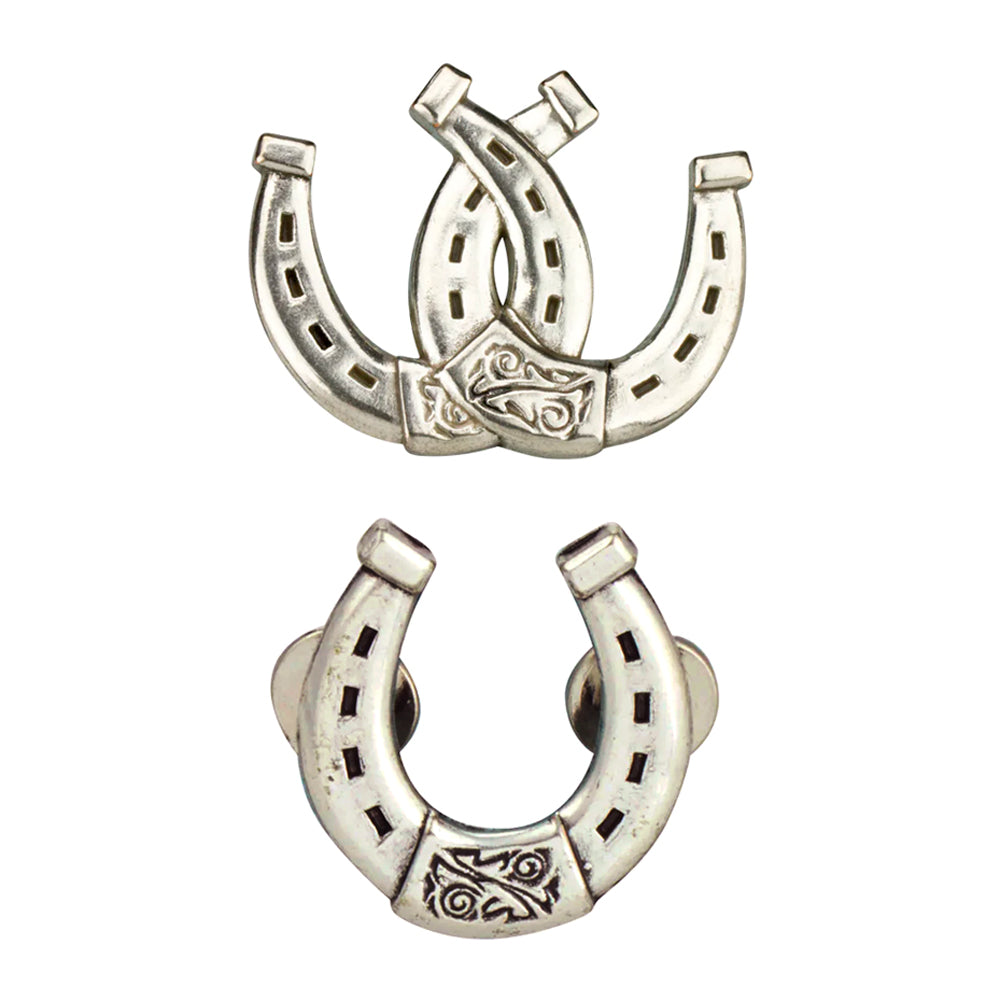 小物 ALZUNI 00s sv950 rabbit horseshoe concho Horseshoe Screw Back Concho, AS — Ivan Leathercraft